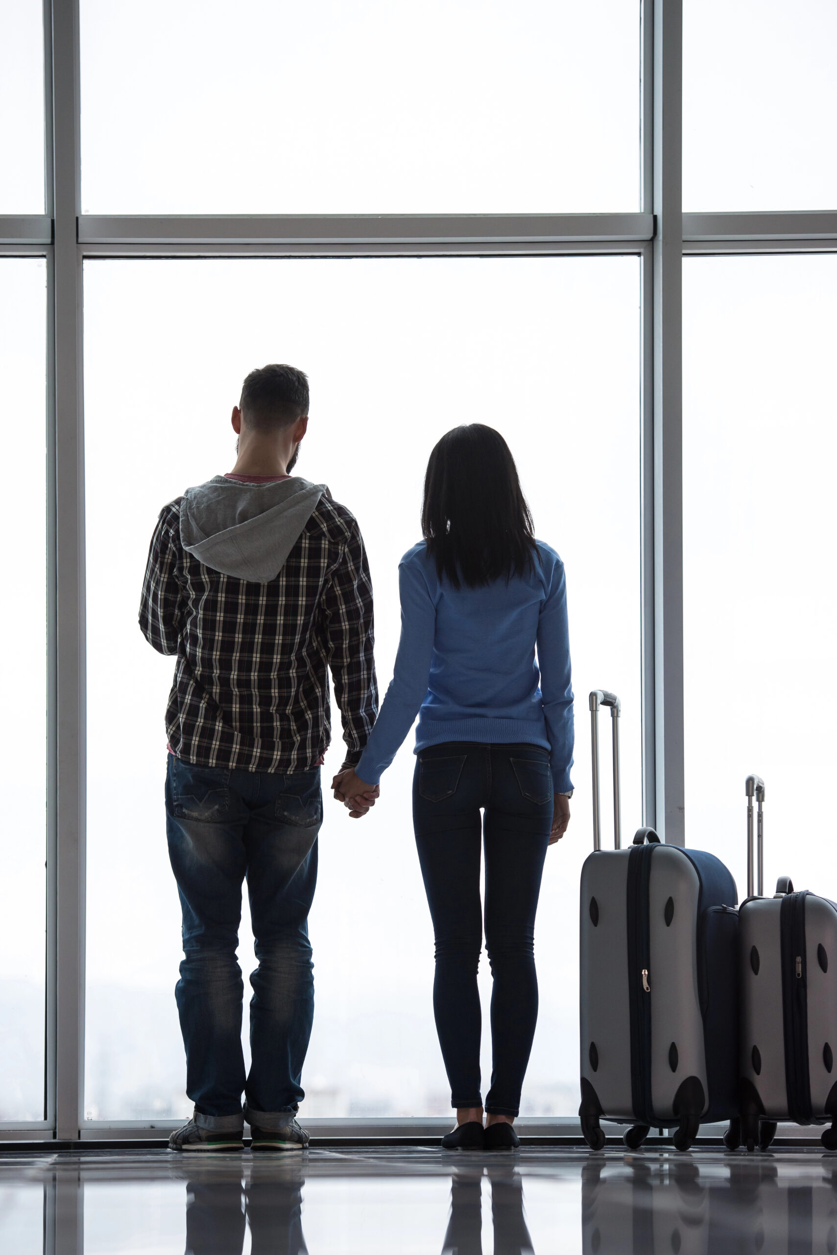 Couple departure